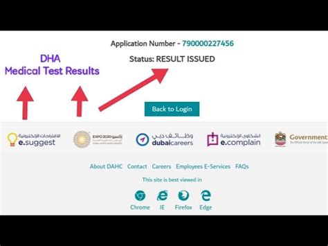 how to check dha result|Dubai Health .